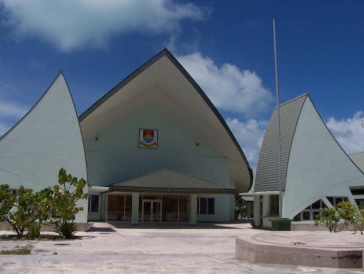 Kiribati Parliament House, Ambo, South Tarawa, Kiribati